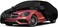 Waterproof Car Covers Replace for 2013-2022 Mercedes-Benz CLA 180 200 220 250, 6 Layers All Weather Car Cover with Zipper Door &amp; Windproof Bands for Snow Rain Dust Hail Protection (CLA)