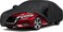 Car Cover for 1999-2025 Nissan Sentra, Waterproof Custom-fit All Weather Sun Rain UV Dust Snow Wind Protection Outdoor Sentra Full Car Cover with Door Zipper and Cotton Lining