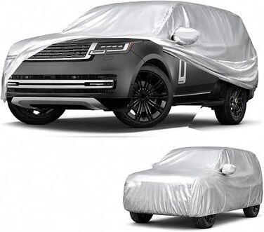 Waterproof Car Cover Replace for 2020-2025 Land Rover Defender 110 4-Door 6 Layers All Weather Car Covers with Zipper Door Snow Rain Dust Hail Protection (Defender 4 Door)