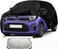 Car Cover Suitable for Kia Picanto 2003-2024, Waterproof Full Garage Car Cover with SunScreen Shied and Ventilation for Snow, Rain, All Weather Protection