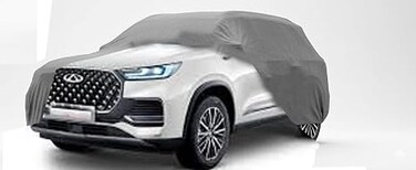 8-Layer Luxury Car Cover for chery tiggo 8 pro max Waterproof, All-Weather Protection Windproof Straps