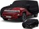 All Weather Premium 6-Layers Car Cover 210T Compatible with 2025 GMC Hummer EV - Left Door Zipper,
