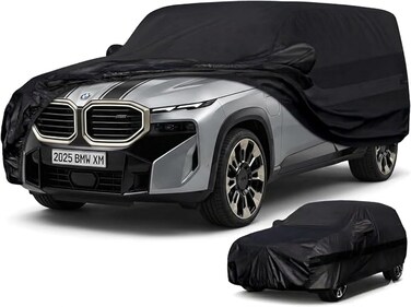 All Weather Premium Lightweight 6-Layers Protective 210T Car Cover Compatible with 2023-2025 BMW XM - Left Driver Side Door Zipper,