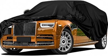 All Weather Premium 6-Layers Car Cover 210T Compatible with 2020-2025 Rolls Royce Cullinan Series II - Left Door Zipper, Security Lock and Mirror Pockets Universal Fits