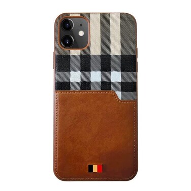 Mentor VII Premium Leather Wallet Cover Case for iPhone 14 Pro, Synthetic Leather &amp; Luxurious Canvas, Soft TPU Frame, Multicolor (Color Variant as per Stock Availability)
