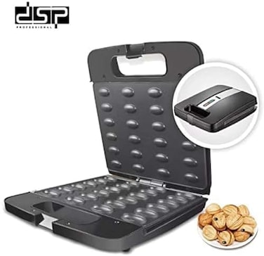 DSP Olive Waffle Sandwich Maker, 1400W, 4 Slice with Fixed Plate
