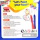 CRAFT MAGIC, Face Painting Kit for Kids, 6 Colors Water Based Face Paint Kit, Twistable and Washable Paint Sticks for National Day, Birthday, Halloween and Body Paints for Adults