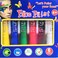 CRAFT MAGIC, Face Painting Kit for Kids, 6 Colors Water Based Face Paint Kit, Twistable and Washable Paint Sticks for National Day, Birthday, Halloween and Body Paints for Adults