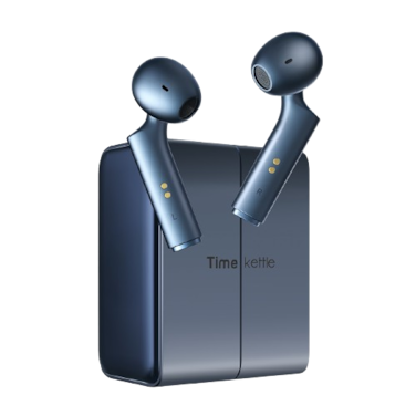 Timekettle W4 Al Translator Headphones, Bidirectional Simultaneous Translation, Translation Device Supports 40 Languages, Bone Voice Sensor for Clear Voice, App Works with iOS and Android