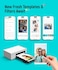 Liene 4x6'' Photo Printer, Wi-Fi, 20 Sheets, Full-Color For iPhone, Android, Smartphone, Computer, Thermal dye Sublimation, Portable For Home Use