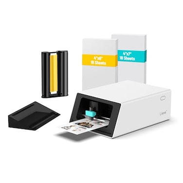 Liene PixCut S1 All-In-One Photo Printer, Sticker Printer And Cutting Machine, Multifunctional And Sticker For Scrapbook And DIY Projects, 300 DPI Dye Sublimation