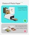 Liene Photo Paper &amp; Cartridge, 2 Ink Cartridge Refill &amp; 72 Sheets Photo Papers, 4X6", Dye Sublimation, Water &amp; Oxidation-Proof, Compatible W/Liene Pixcut S1 Photo Sticker Printer And Cutter