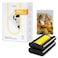 Liene Photo Paper &amp; Cartridge, 2 Ink Cartridge Refill &amp; 72 Sheets Photo Papers, 4X6", Dye Sublimation, Water &amp; Oxidation-Proof, Compatible W/Liene Pixcut S1 Photo Sticker Printer And Cutter