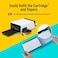 Liene Sticker Paper &amp; Cartridge, 2 Ink Cartridge Refill &amp; 72 Sheets Photo Papers, 4X7", Dye Sublimation, Water &amp; Oxidation-Proof, Compatible W/Liene Pixcut S1 Photo Sticker Printer And Cutter