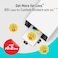 Liene Sticker Paper &amp; Cartridge, 2 Ink Cartridge Refill &amp; 72 Sheets Photo Papers, 4X7", Dye Sublimation, Water &amp; Oxidation-Proof, Compatible W/Liene Pixcut S1 Photo Sticker Printer And Cutter