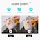 Liene Sticker Paper &amp; Cartridge, 2 Ink Cartridge Refill &amp; 72 Sheets Photo Papers, 4X7", Dye Sublimation, Water &amp; Oxidation-Proof, Compatible W/Liene Pixcut S1 Photo Sticker Printer And Cutter