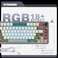 YUNZII B75 PRO Wireless Mechanical Keyboard,75% Gaming Keyboard Gasket Hot Swap Custom Keyboard with Knob,Pre-lubed Switches RGB,Bluetooth/Type-C/2.4G (Dark Grey, Cocoa Cream V2 Switch)