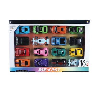 SAM Toys 1:64 DIE CAST CAR 16PCS Set