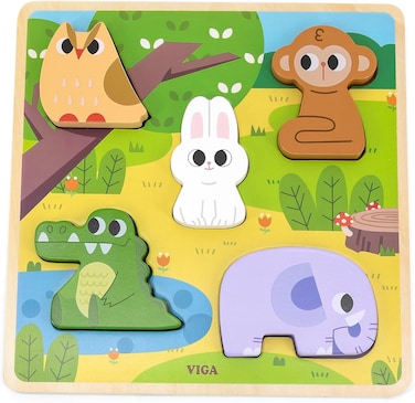 Viga Tactile Puzzle-Forest