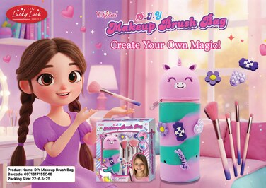 DIY Makeup Brush Bag