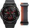 Mibro GS Active Sport Smart Watch 1.3" Amoled 4-PD Heart Rate Monitoring 10-Axis Motion Sensor 5ATM Water Resistances GPS Satellite Positioning,150 Modes 20 Days Bettery Life smartwatch (Black)