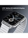 RS4 Plus Smartwatch Retina AMOLED HD Display 105 Sports Mode SpO2 Heart Rate Metal Magnetic strap Silver