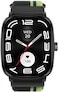 Haylou RS5 Smartwatch, 2.01" AMOLED Display with Silicone &amp; Braided Straps,Over 150 Watch Faces, Bluetooth Call With One Switch and 150+ Workout Modes, Health Management and 9-Day Battery Life - Black