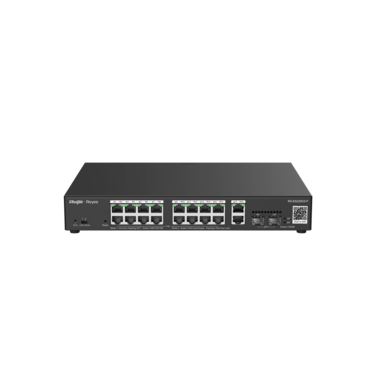 RG-ES220GS-P 20-Port Gigabit Smart Cloud Managed PoE Switch