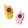 Picocici K22 1 Pair Children's Walkie-talkie Little Bee (Battery No. 7-AAA is not included, 4 pairs of batteries are required) - Yellow + Pink