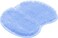 Shower Foot Scrubber Mat Back Washer Back Exfoliating Bath Wash Pad Wall Mounted Slip Suction Cups Foot Scrubber for Use in Shower Cups Foot Cleaner for Men and Women" Blue