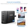 CHOETECH PD72-1C3UUK-101BK 72W 4-Port USB-C PD Wall Charger - Black