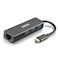 CHOETECH HUB-U02 4-in-1 Type-C HUB to 3 USB-A and rj45 Adapter - Black