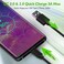 كابل شحن سريع 3A USB-C إلى USB-A بطول 1 متر، CHOETECH AC0002 - أسود