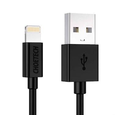 CHOETECH IP0027-BK 2.4A MFi Certified Lightning To USB Cable 1.8M - Black