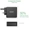 CHOETECH Q4004-UK 60W USB-C PD Wall Charger - Black