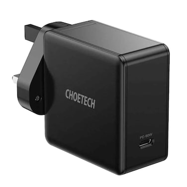 CHOETECH Q4004-UK 60W USB-C PD Wall Charger - Black