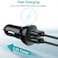 شاحن سيارة QC3.0 ثنائي المنفذ 36 واط CHOETECH C0051-BK - أسود