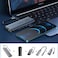 CHOETECH 12-in-1 USB-C Multiport Adapter with Digital Display - Grey