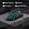 MageGee G6 Wired Gaming Mouse, Ergonomic USB Optical Mouse with 7 Colors Breathing LED Backlit, 6 Adjustable DPI Levels from 600 to 3200 for Laptop PC Computer Games &amp; Work, Black