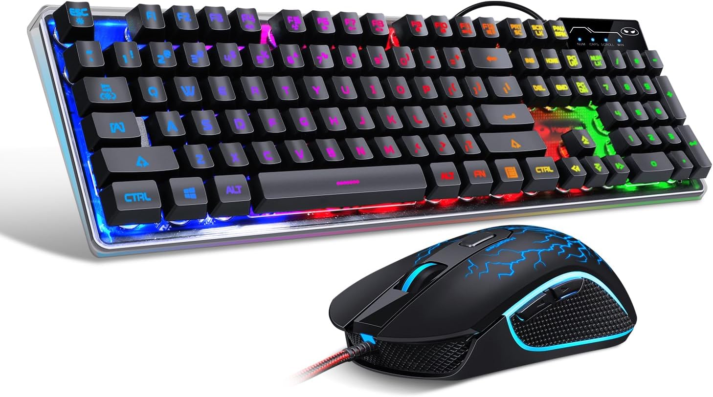 magegee Magegee K1 Rgb Led Backlit Wireless Keyboard With 104 Key Computer Pc Gaming Keyboard
