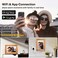 Kodak إطار صور رقمي ذكي لاسلكي، مزود بتقنية واي فاي - شاشة لمس IPS عالية الدقة بالكامل، سعة تخزين 32 جيجابايت، مشاركة الصور والفيديوهات عبر التطبيق، عرض شرائح تلقائي، وظائف الساعة والطقس