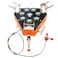 OMEGA 5 ZYZY-01 19800 W 8-Core Foldable Camping Stove for Outdoor - Orange