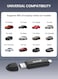 MINISE Wireless CarPlay Adapter USB-A/C for iPhone Convert Wired to Wireless Carplay Fast-Connect Plug&amp;Play FOTA