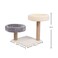 Haisen Pet Cat Scratching Tower With Double Round Perch And Sisal Post - 40x40x50cm