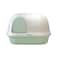 Pakeway Shell Flip-Top Open Cat-Litter Box-59.4*46.4*39.5 Cm-Green