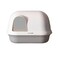 Pakeway Shell Flip-Top Open  Cat-Litter Box-59.4*46.4*39.5 Cm- Grey