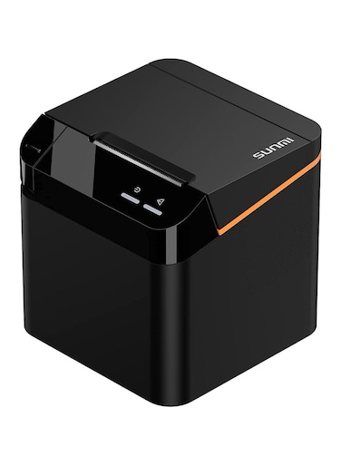 Sunmi NT311 80mm Kitchen Cloud Printer, Bluetooth, LAN, Wi-Fi, USB Connectivity, 80mm Paper Width, 576-Dots, 250mm/s Max Print Speed, Black   SUN-CLD-PRNT-UEWBT