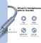 OneOdio Headphones Over Ear, DJ Headphones with Cable, Professional Closed Studio HiFi Headphones with Share Port for Electric Drum Piano Guitar AMP Recording Monitoring