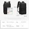 Waterproof Lightweight Travel Laptop Backpack for Men, 90 Degree Flat-Open Design, Hidden Anti-Theft Pockets, Flight-Ready Daypack, Black, 9851