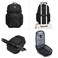 Tactical Backpack for Work Travel and Outdoor Use with Waterproof Anti Theft Design 25L Large Capacity, Black, 9891
